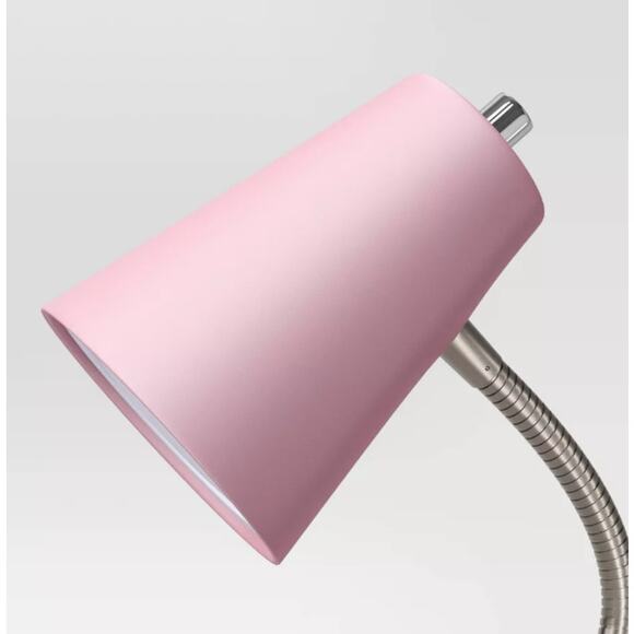 Target Clip Table Lamp LED Light Bulb Pink - Room Essentials™ Movable Arm s2 - Picture 4 of 5
